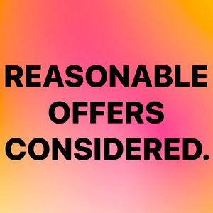 Reasonable offers considered. Bundled pricing available.